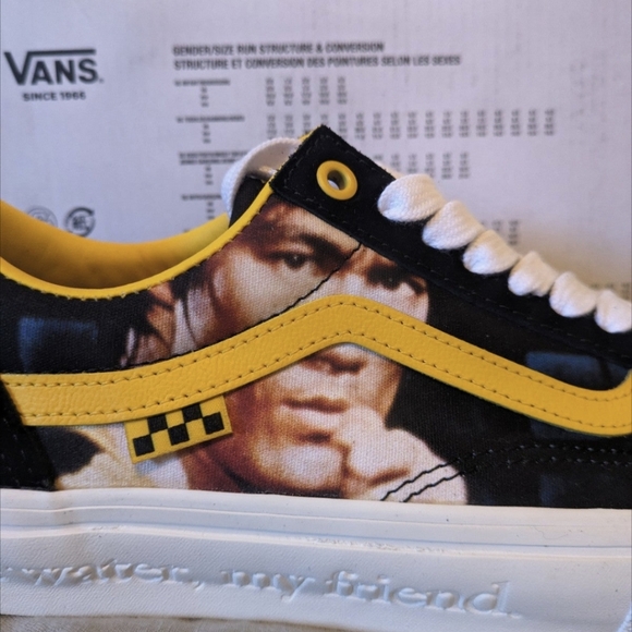 Vans Old Skool Bruce Lee Men Yellow and Black VNOA5FCBY23 (2022) RARE 0224 - Picture 9 of 11